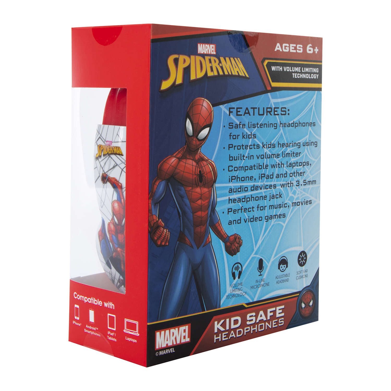 Spider-Man™ Kid-Safe Headphones