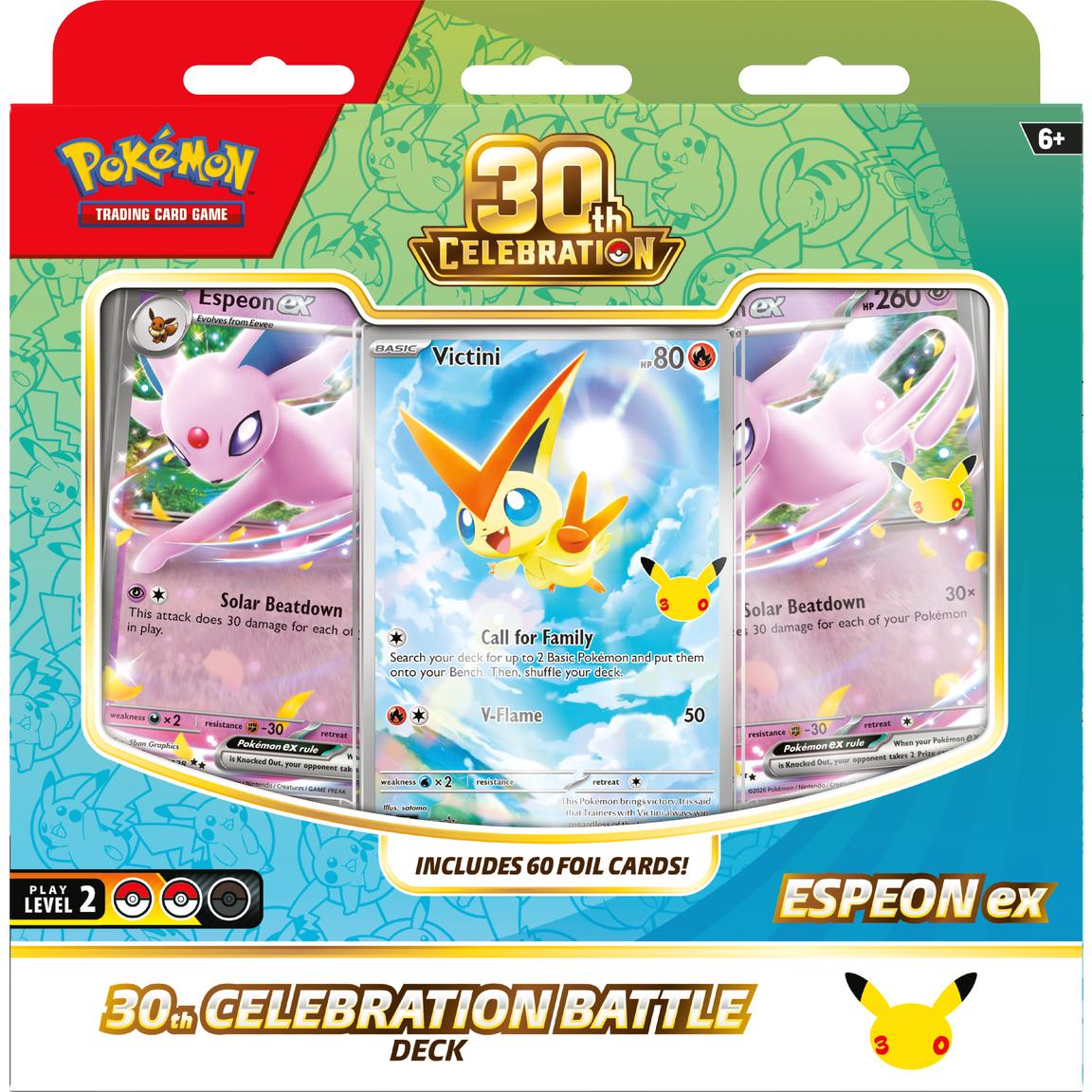 Pokemon Trading Card Game: 30th Celebration Battle Deck (Styles May Vary)