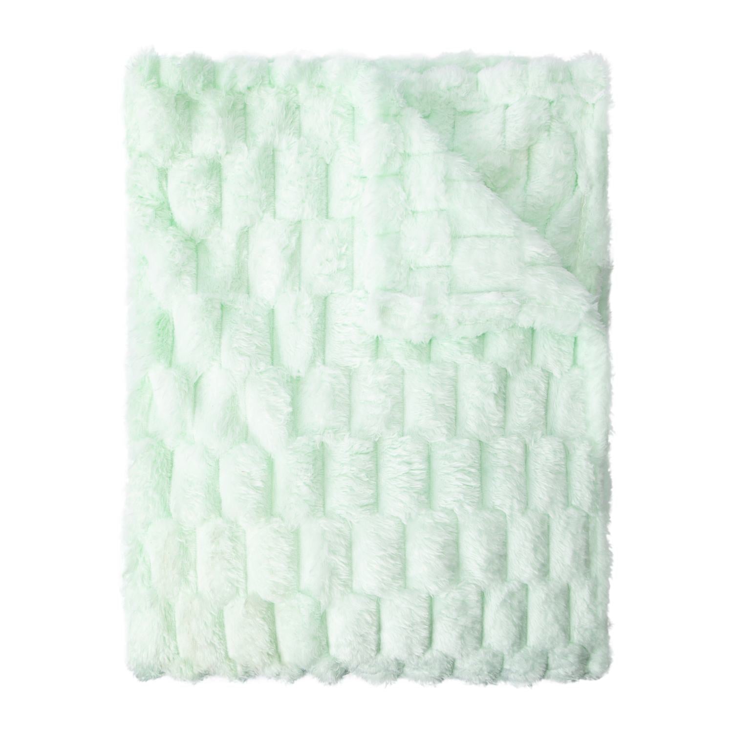 Cozy Faux Fur Blanket 50in x 60in