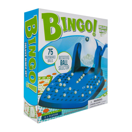 Deluxe Bingo Game Set With Clear Cage & Flash Board