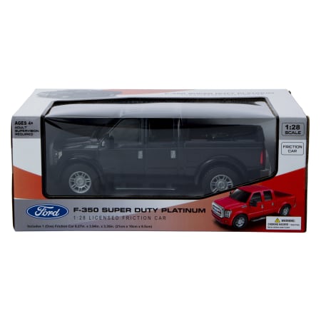 Ford F-350 Super Duty Platinum 1:28 Licensed Friction Car - Ford Black