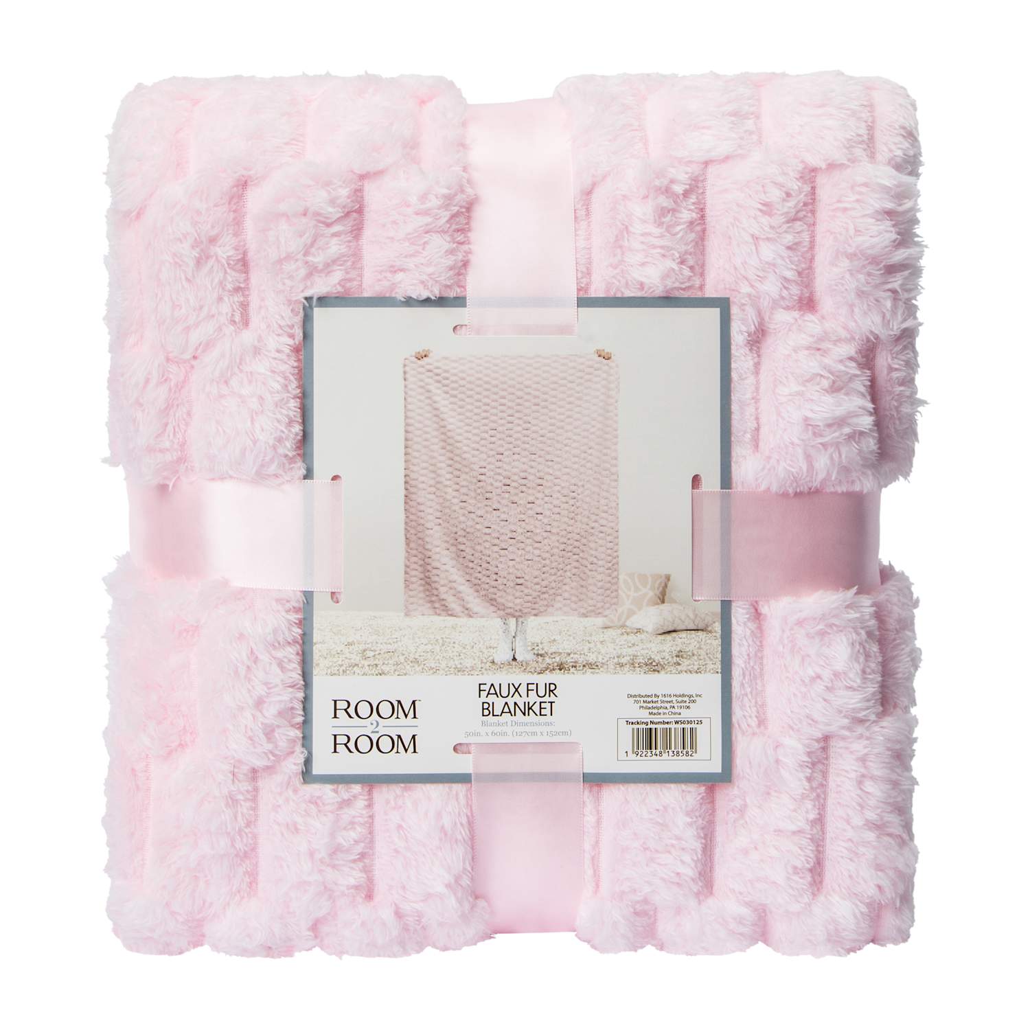 Cozy Faux Fur Blanket 50in x 60in