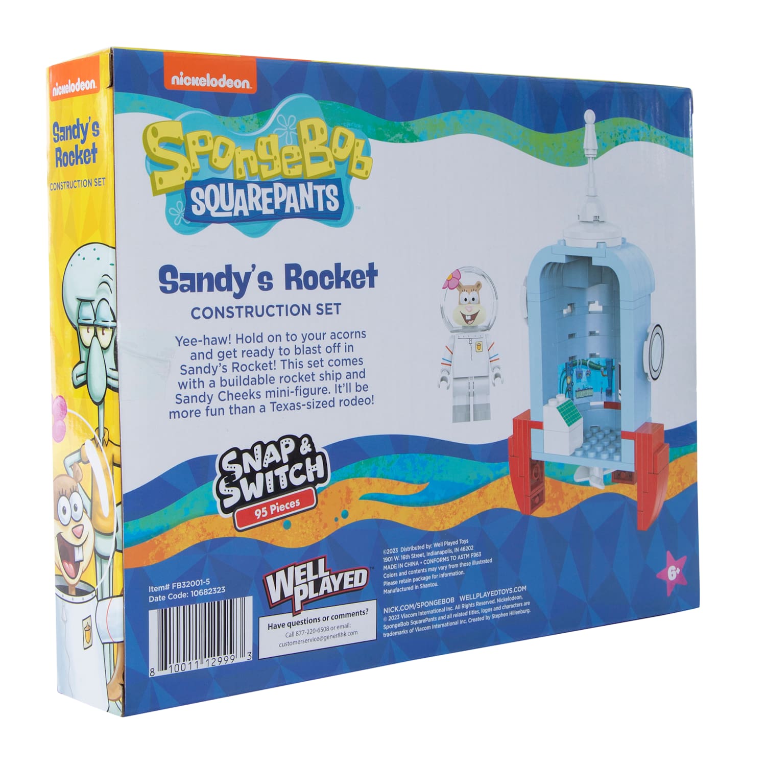 Spongebob Squarepants™ Sandy’S Rocket Construction Set