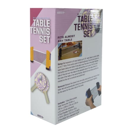Retractable Table Tennis Set 70.48in x 7.87in