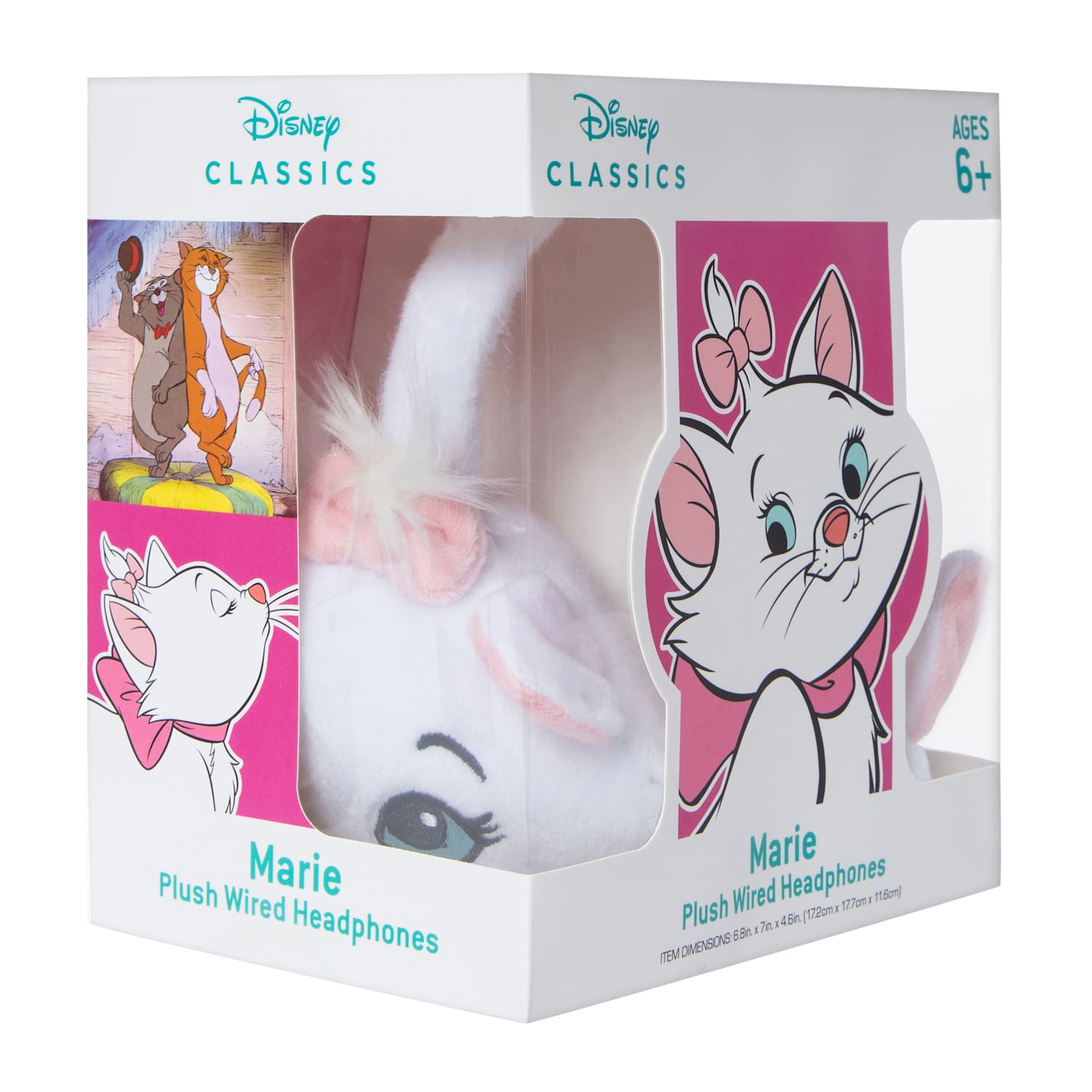 Disney Classics Marie Plush Wired Headphones