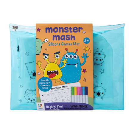 Seek 'N' Find Activity Silicone Games Mat - Monster Mash