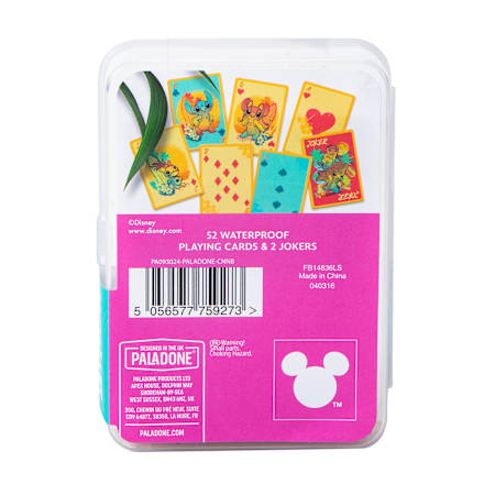 Disney Stitch Waterproof Playing Cards Set