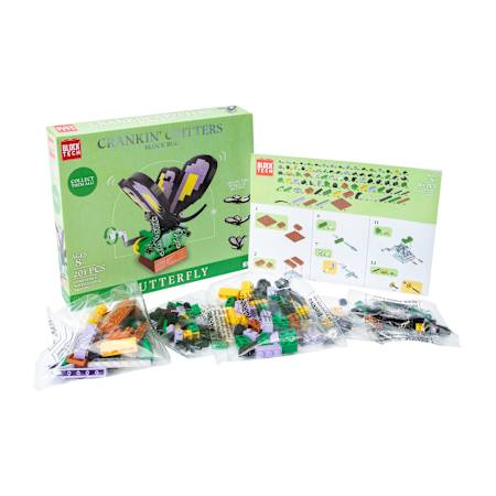 Block Tech® Crankin' Critters Block Bugs Set - Butterfly