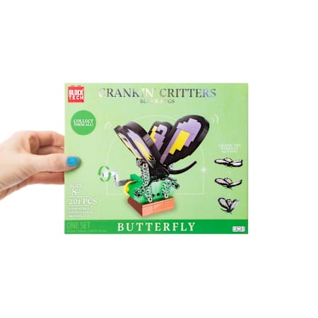 Block Tech® Crankin' Critters Block Bugs Set - Butterfly