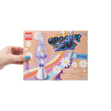 Block Tech® Lazer Blocks Groovy Lamp LED Building Blocks Set