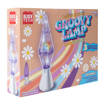 Block Tech® Lazer Blocks Groovy Lamp LED Building Blocks Set