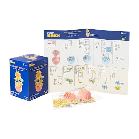 Succulent Buildable Brix Trio 3-Pack