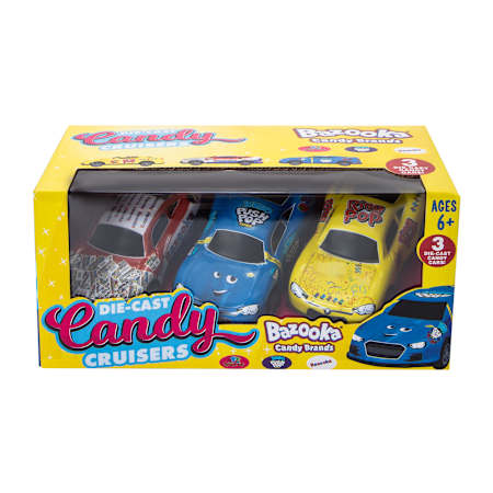 Bazooka® Candy Brands Die-Cast Candy Cruisers 3-Pack