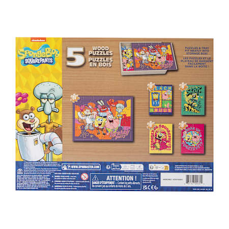 SpongeBob SquarePants™ Wood Puzzles 5-Pack