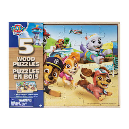 Paw Patrol™ Wood Puzzles 5-Pack