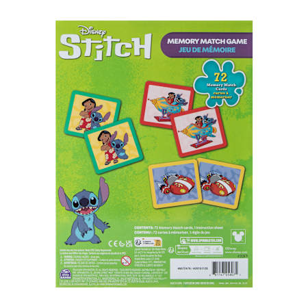 Disney Stitch Memory Match Game