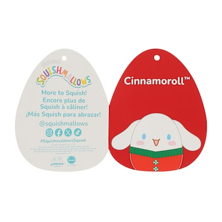 Squishmallows™ Christmas Hello Kitty And Friends® Squish Plush - Cinnamaroll