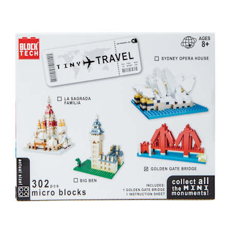 Block Tech® Tiny Travel Mini Monuments Set