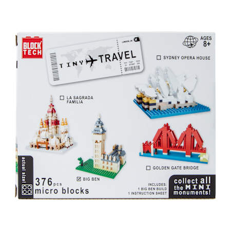 Block Tech® Tiny Travel Mini Monuments Set