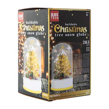 Block Tech® Buildable Christmas Tree Snow Globe
