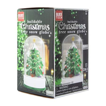 Block Tech® Buildable Christmas Tree Snow Globe