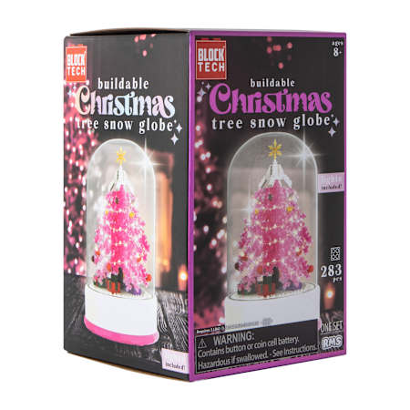 Block Tech® Buildable Christmas Tree Snow Globe