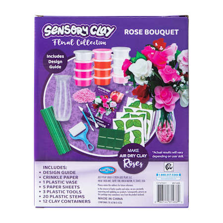 Sensory Clay Floral Collection Rose Bouquet