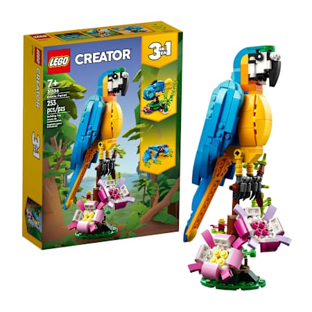 LEGO® Creator™ Exotic Parrot 3-1  Build Set