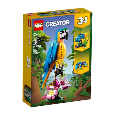 LEGO® Creator™ Exotic Parrot 3-1  Build Set