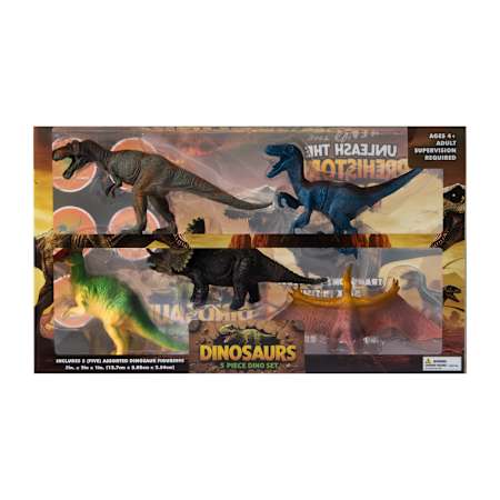 Dinosaurs Set 5-Pack (Styles May Vary)