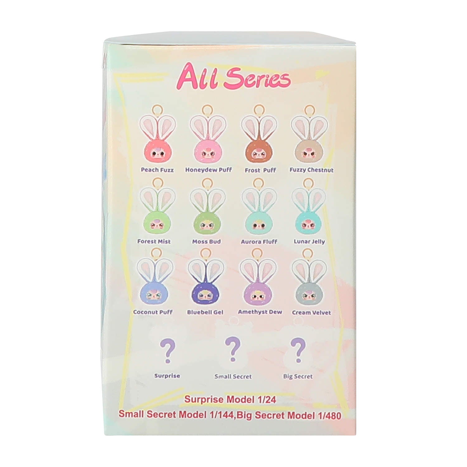 Baby Three Petit Macaron Cute Bunny Head - Viral Mystery Blind Box Plush