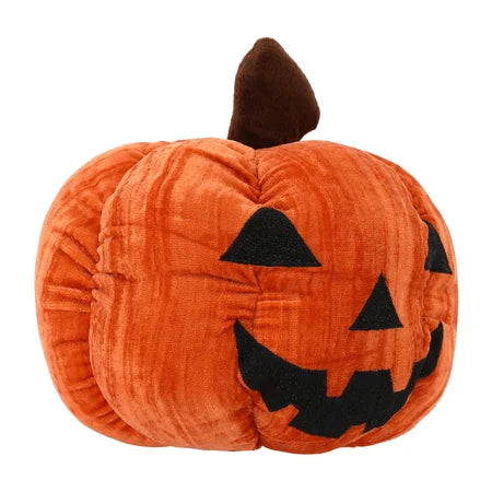 Halloween Velvet Jack-O’-Lantern Pumpkin Pillow