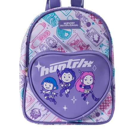 Netflix KPop Demon Hunters HUNTR/X Chibi Mini Backpack – Purple