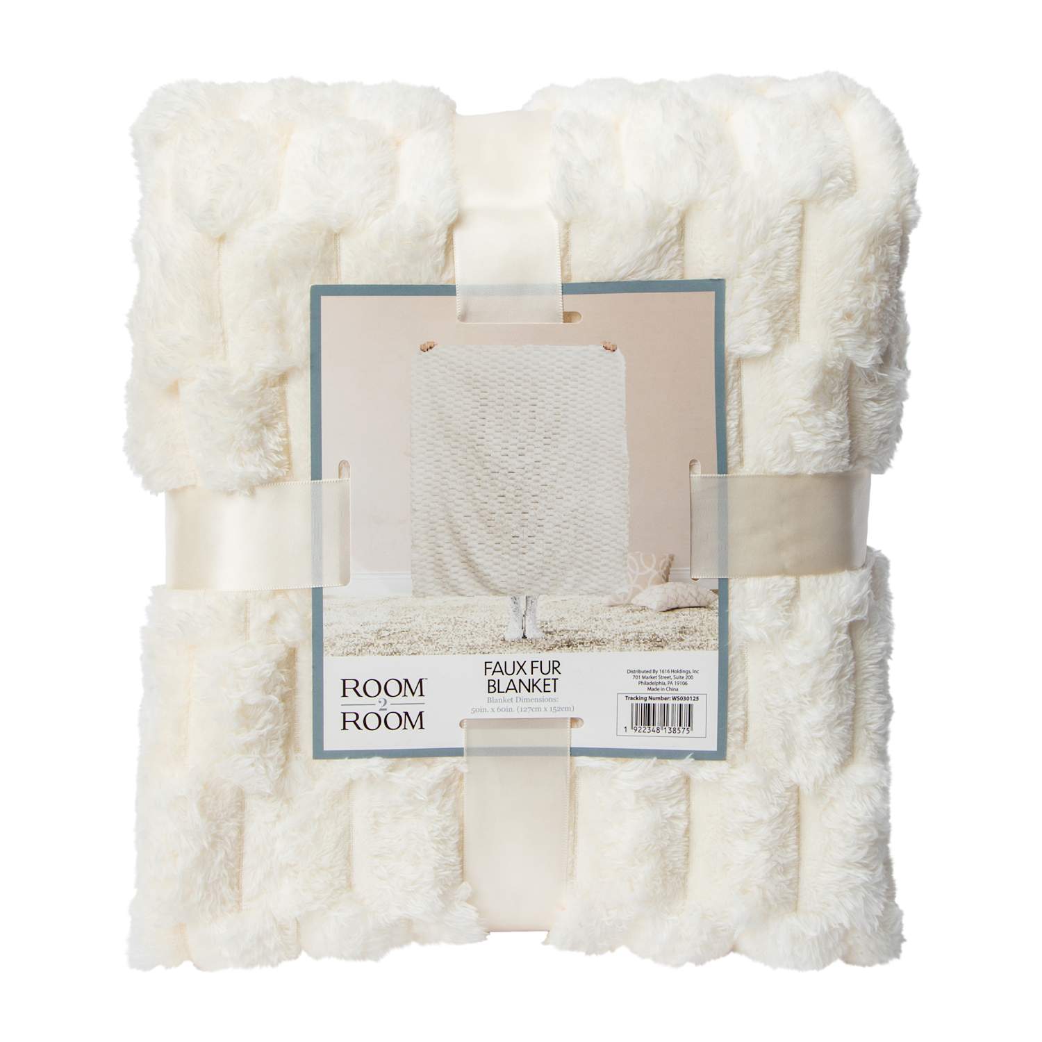 Cozy Faux Fur Blanket 50in x 60in