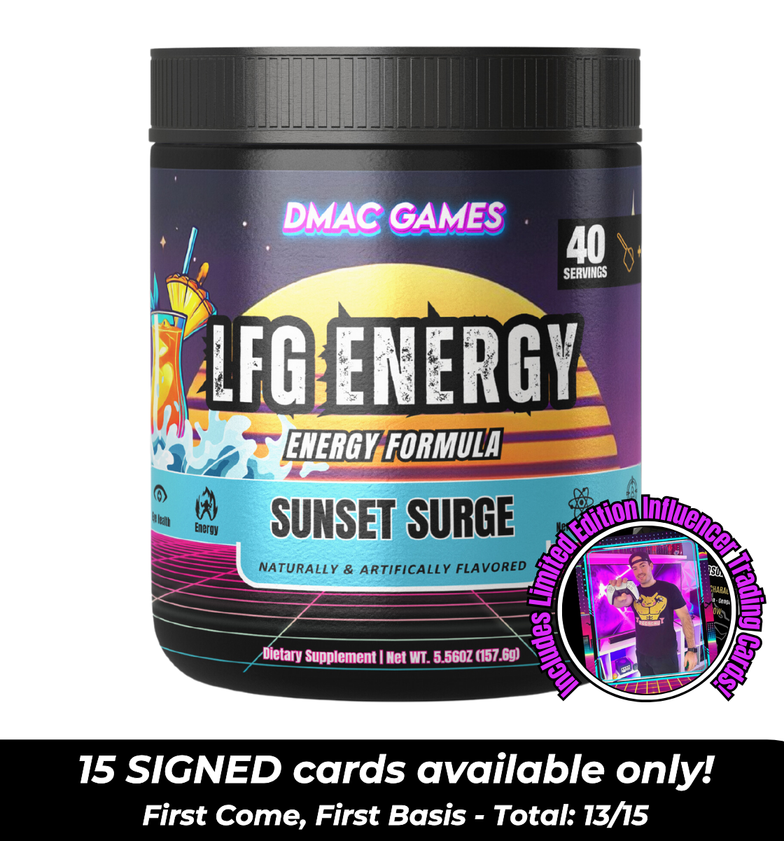 LIMITED EDITION SUNSET SURGE (SIGNED CARDS)