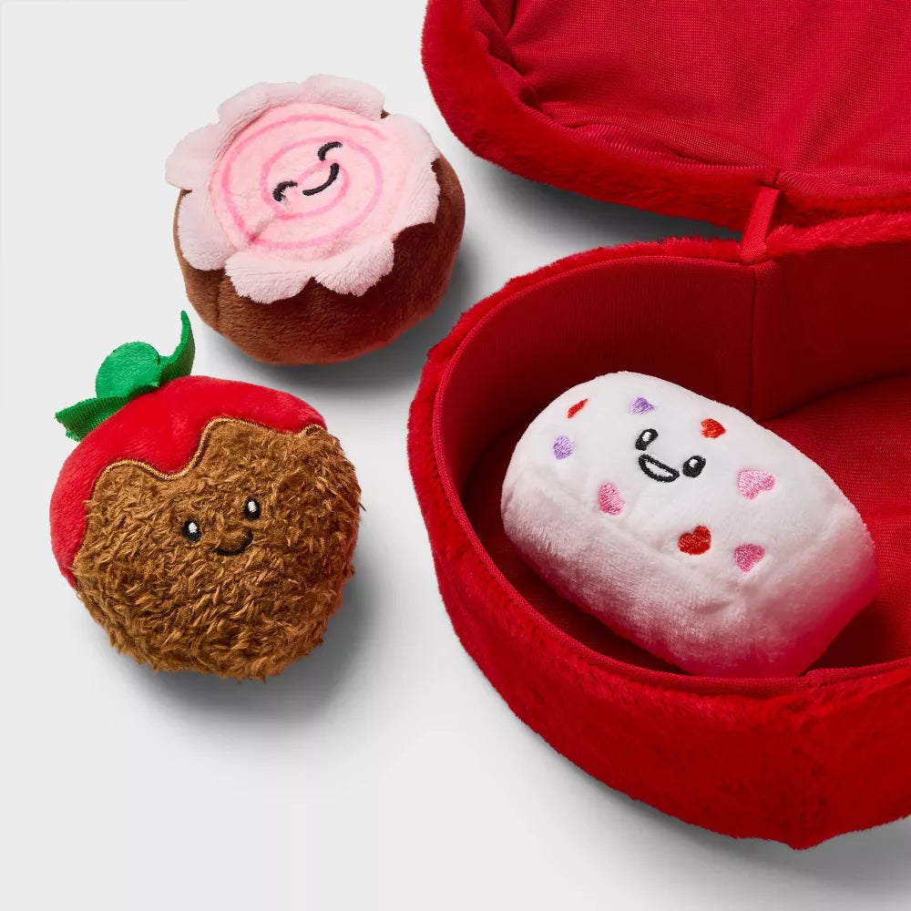 Valentine Sweetheart Chocolate Box Plush 4pc