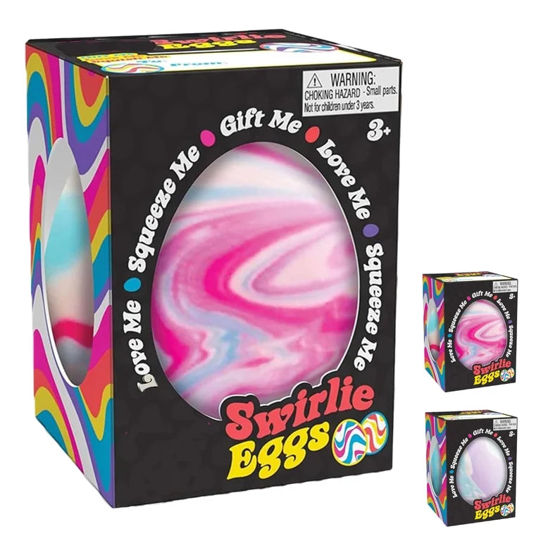 NeeDoh Swirlie Eggs (Style May Vary)