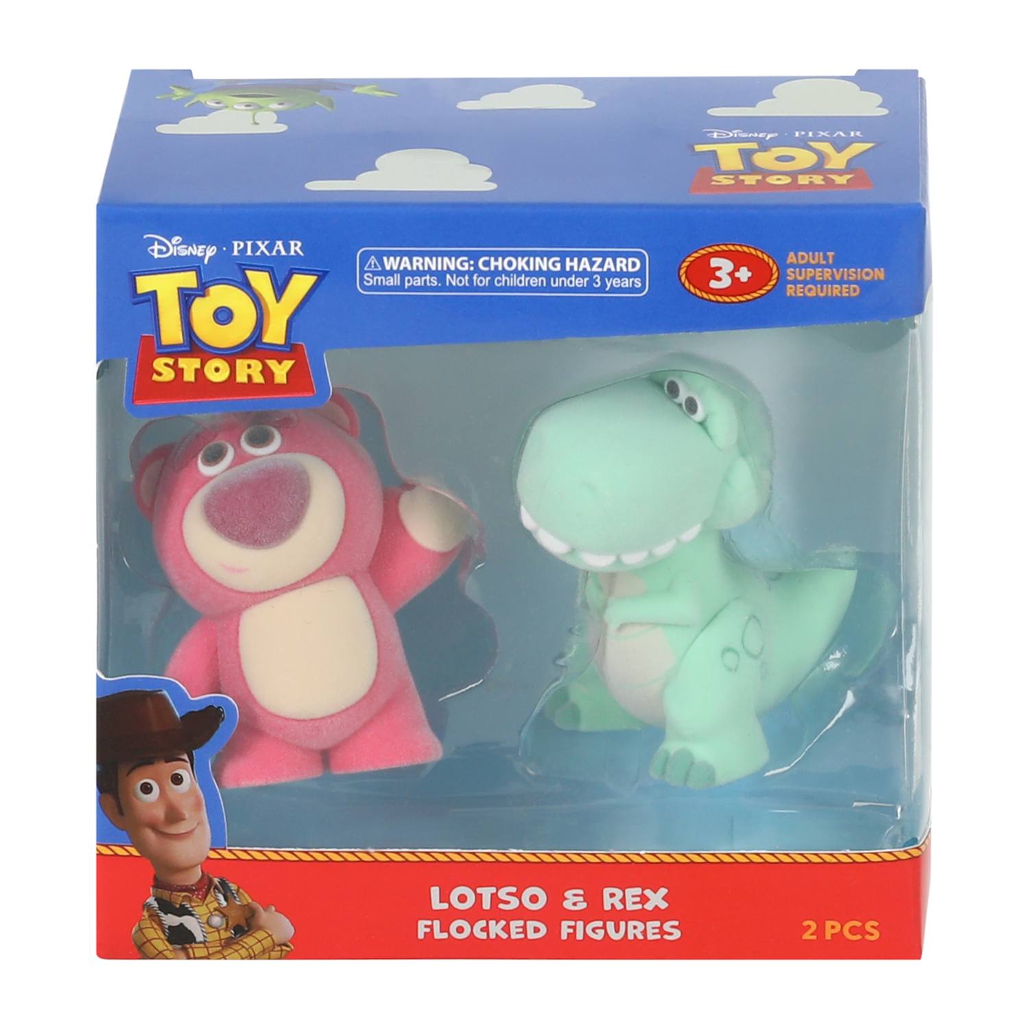 Disney PIXAR Toy Story Flocked Figures 2-Pack