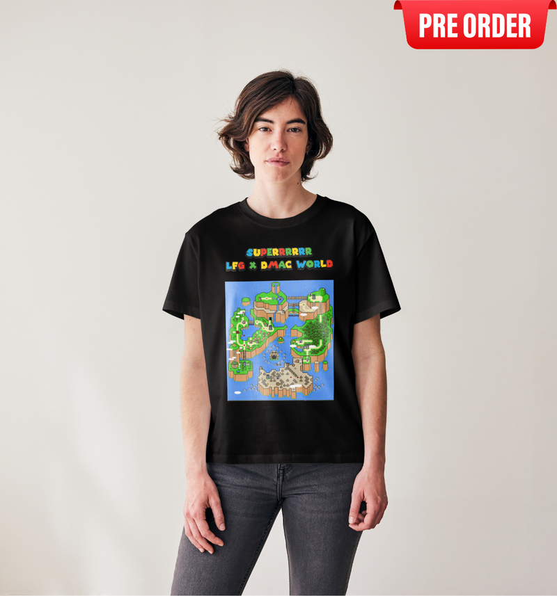 SUPERRRRRR DMAC World Graphic Tee: S1.1 DMAC GAMES
