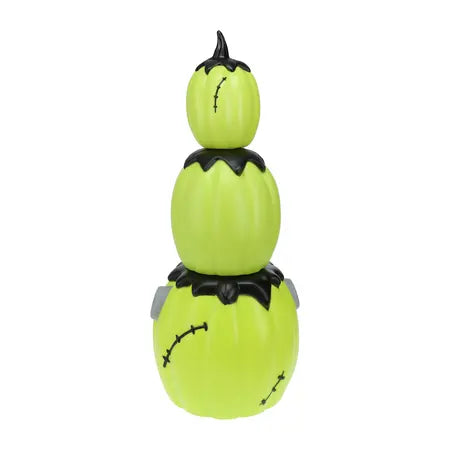 LFG Energy Club Stacked Frankenstein Pumpkins 3-Pack featuring three green Frankenstein-style pumpkins stacked vertically with black accents and stitched details.