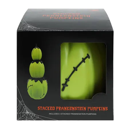 LFG Energy Club Stacked Frankenstein Pumpkins 3-Pack shown with the product packaging and Frankenstein pumpkin design.