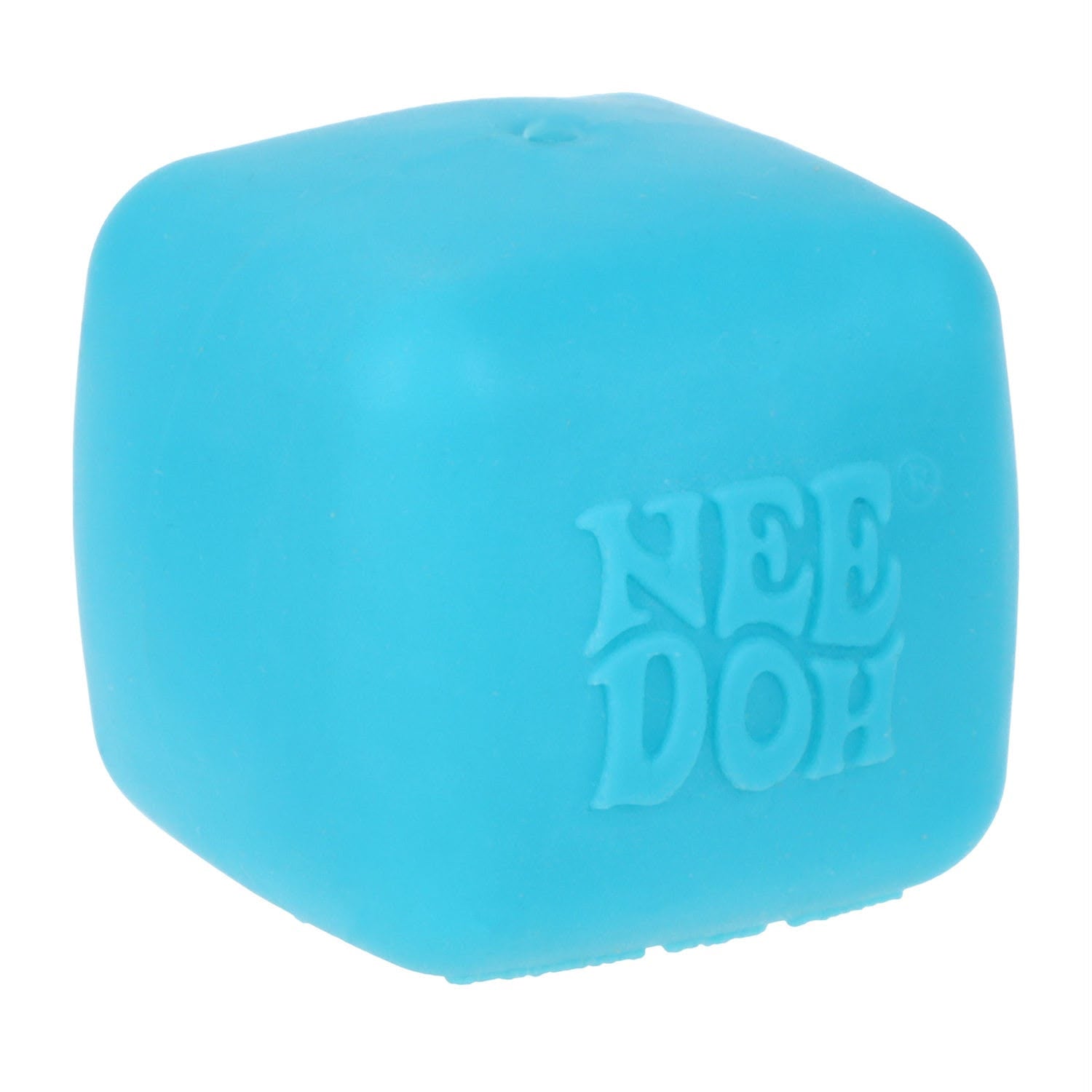 Nee Doh Nice Cube fidget sensory toy in bold colorful packaging designed for squeezing, stress relief, and satisfying tactile play at LFG Energy Club.