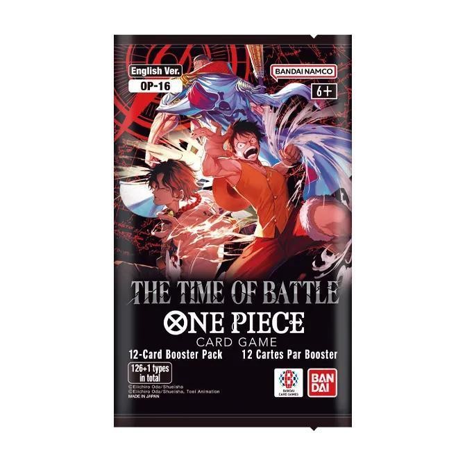 Sealed One Piece Card Game OP-16 The Time of Battle English 12-card booster pack at LFG Energy Club