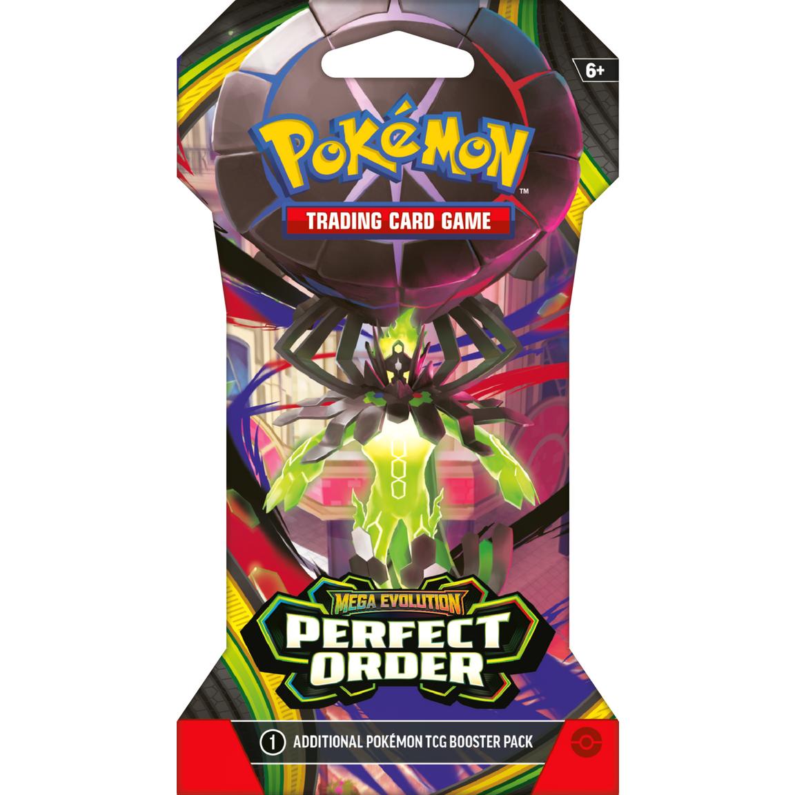 Pokémon Trading Card Game booster pack with colorful design and Pokémon logo and Zygarde Sleeved Booster Pack sold by LFG Energy Club